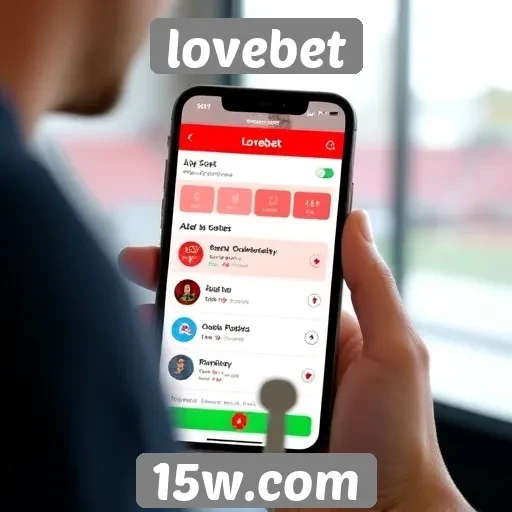 Funcionalidade do aplicativo móvel da lovebet